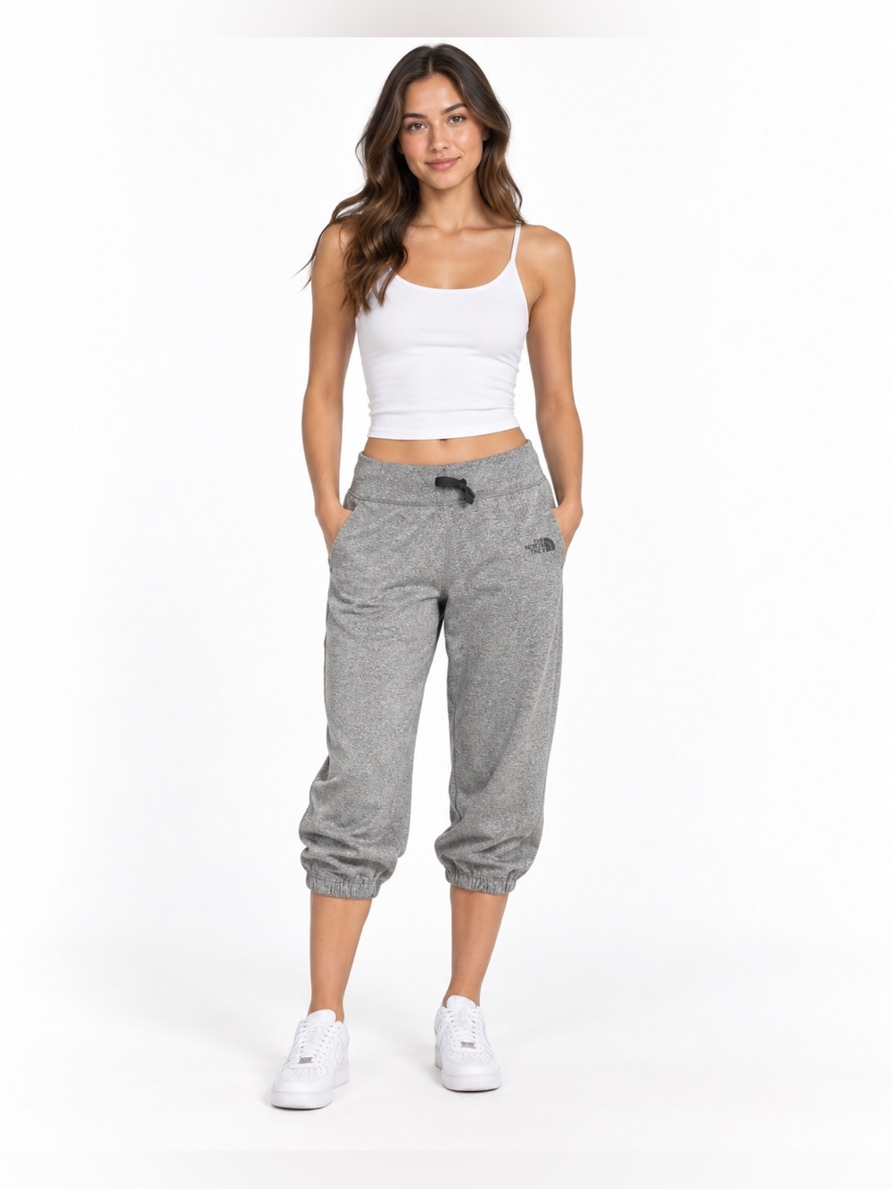 The North Face Women’s Heather Gray Capri Joggers Size S